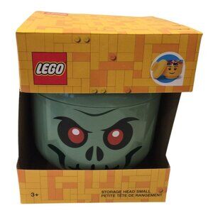 LEGO Zombie Skeleton Small Storage Head Halloween 7 1/2" Ages 3+